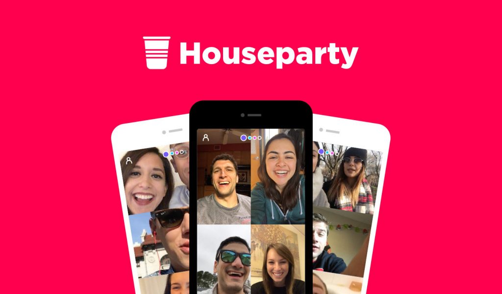 Aplicativo para vídeo chamadas em grupo "HouseParty" para a quarentena